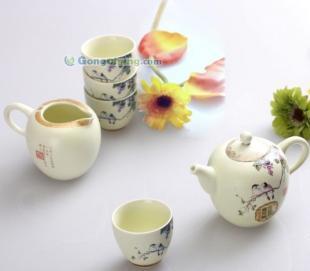供应高端骨瓷茶具 高档骨瓷茶具喜上眉梢_礼品.工艺品.饰品_世界工厂网中国产品信息库
