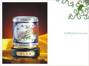 供应【国色天香】骨瓷景泰蓝旋转笔筒_礼品、工艺品、饰品_世界工厂网中国产品信息库