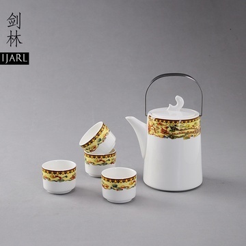 ijarl景德镇陶瓷器经典整套功夫茶具 礼盒骨瓷茶具套装龙凤呈祥【图片 价格 品牌 报价】-库巴购物网